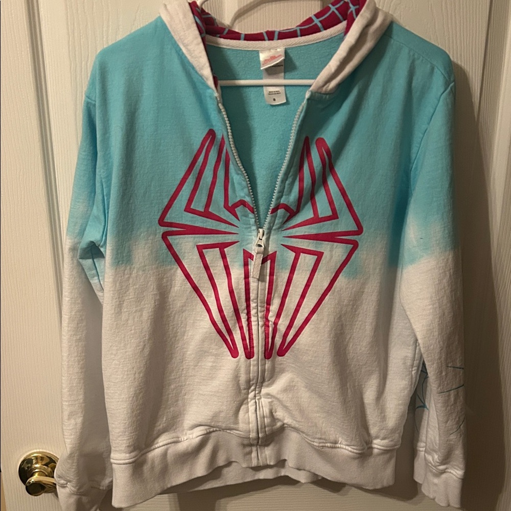 New Marvel Spiderman Zipped Hoodie